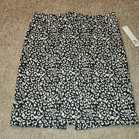 Tribal Dresses & Skirts - Black and White Mini Pencil Skirt for Work